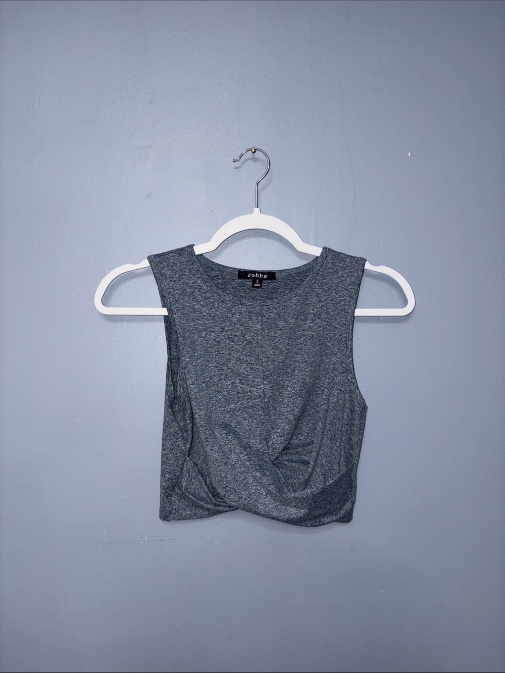 Zobha • Blue Twist Front TankTop